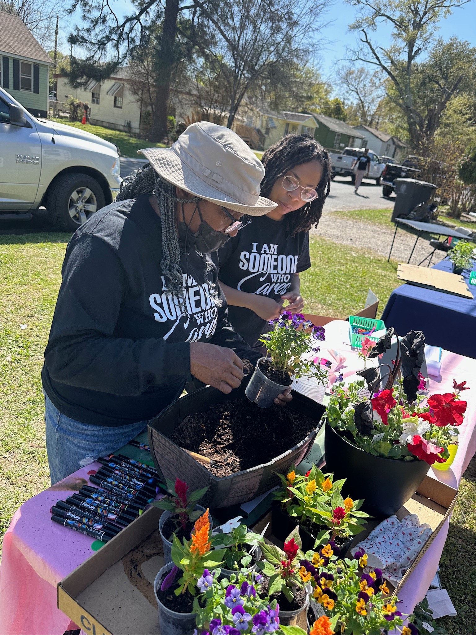 The Someone Always Cares gardening partnership